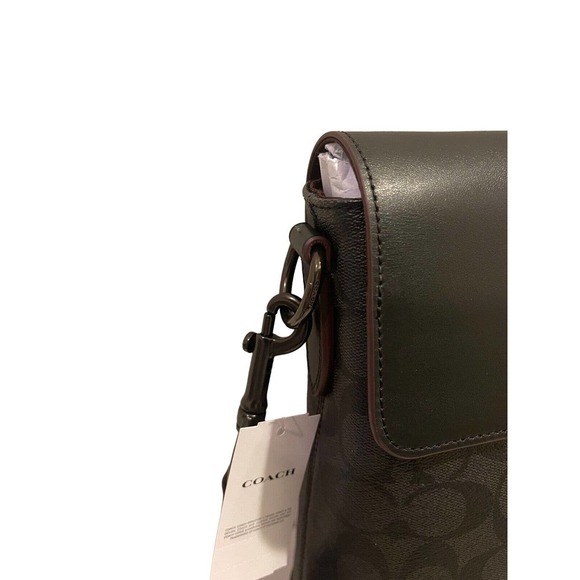 NWT Coach Hamilton Portfolio Shadow Brief In Signature Canvas 4190 MSRP $450 - Picture 8 of 15